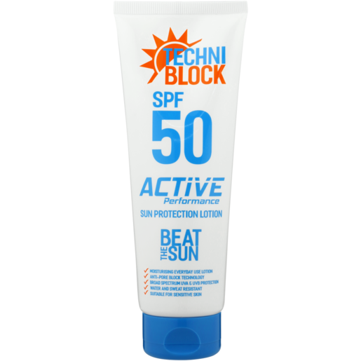 Techni Block SPF50 Sun Protection Lotion 125ml