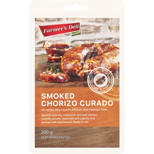 Farmer's Deli Smoked Chorizo Curado 220g
