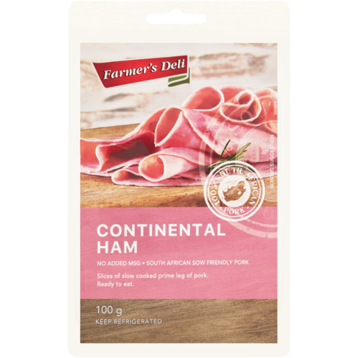 Farmer's Deli Continental Ham 100g