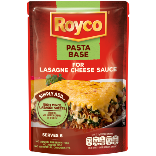 Royco Lasagne Cheese Sauce Pasta Base 200g