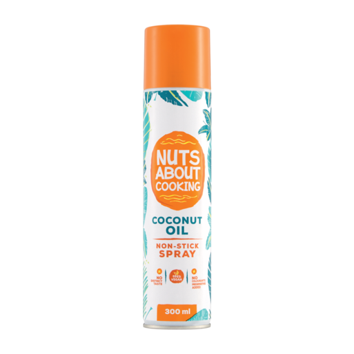 Nuts About Cooking Coconut Oil Non-Stick Spray 300ml