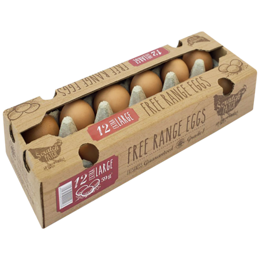 Feathers Farm Scratch Patch Extra Large Free Range Eggs 12 x 59g