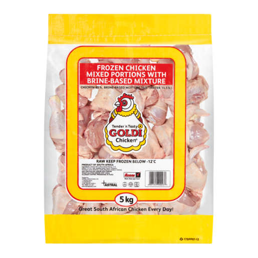 Goldi Chicken Frozen Chicken Mixed Portions 5kg