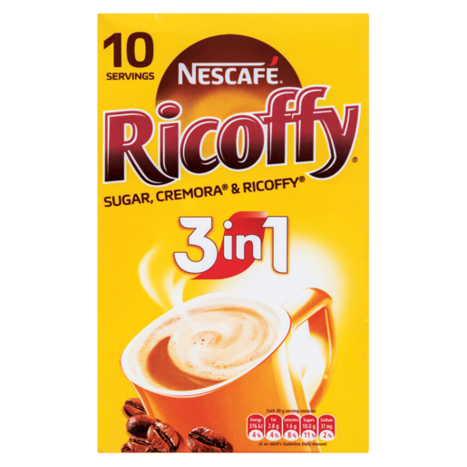 NESCAFÉ RICOFFY 3-In-1 Instant Coffee 10 Pack
