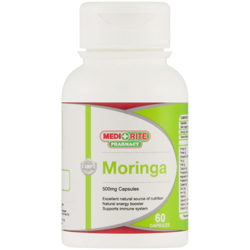Medirite Pharmacy Moringa Capsules 60 Pack