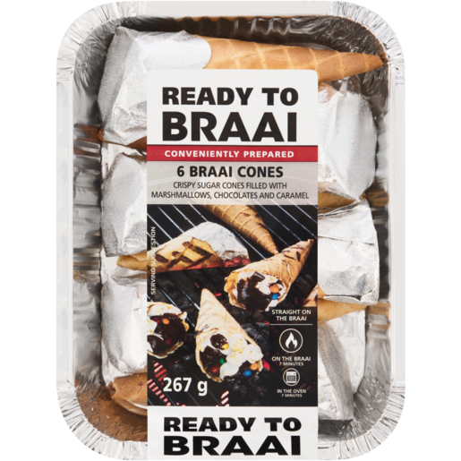 Ready To Braai Cones 6 Pack