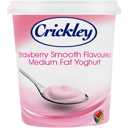 Crickley Low Fat Strawberry Yoghurt 1kg
