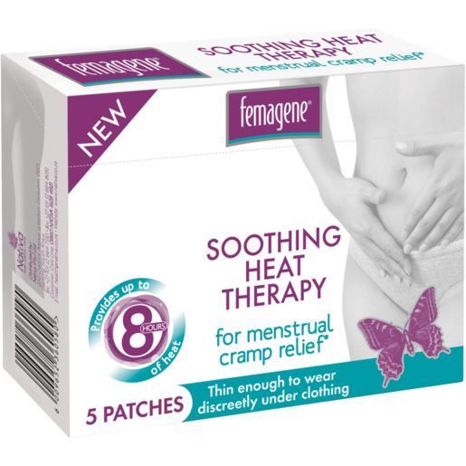 Femagene Soothing Heat Therapy For Menstrual Cramp Relief 5 Pack