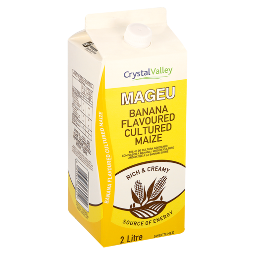 Crystal Valley Mageu Banana Flavoured Cultured Maize 2L