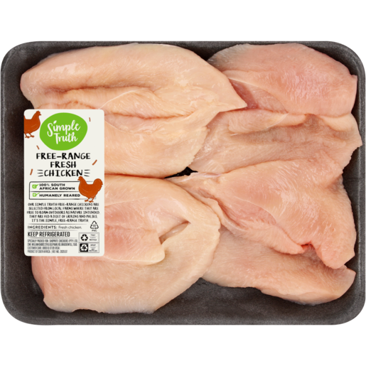 Simple Truth Free-Range Fresh Butterflied Chicken Fillets Per kg