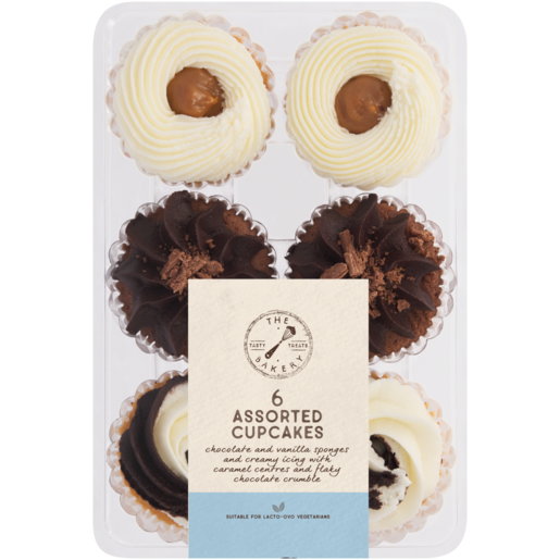 The Bakery Assorted Cupcakes 6 Pack