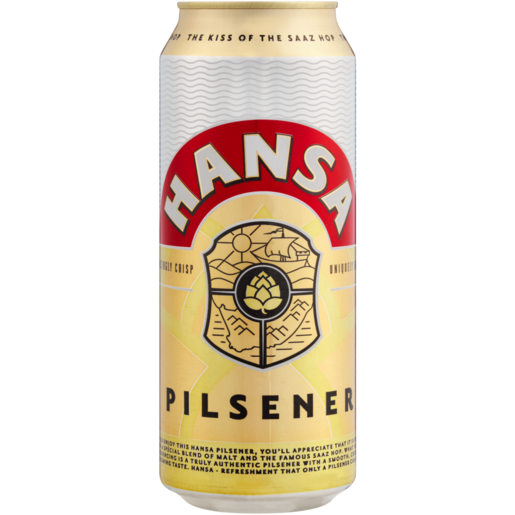 Hansa Pilsener Beer Can 500ml