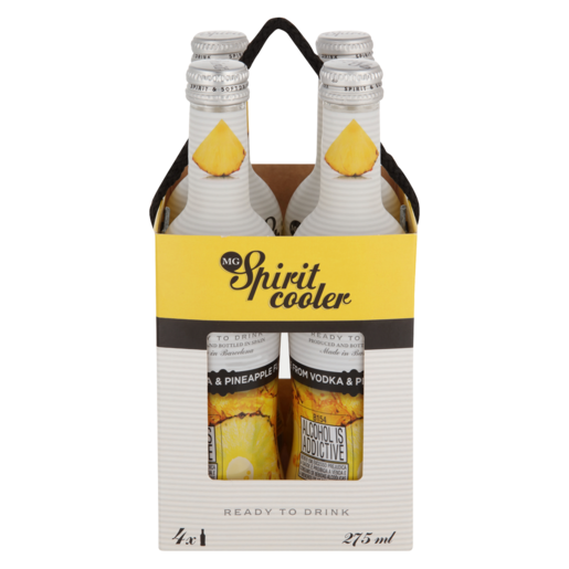 MG Spirit Pineapple Cooler Bottles 4 x 275ml