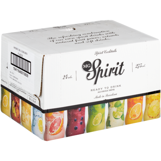 MG Spirit Pineapple Cooler Bottles 24 x 275ml