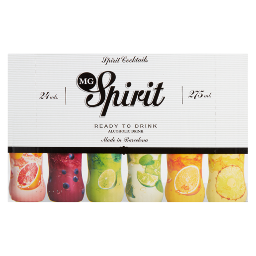 MG Spirit Blueberry Spirit Cooler Bottles 24 x 275ml