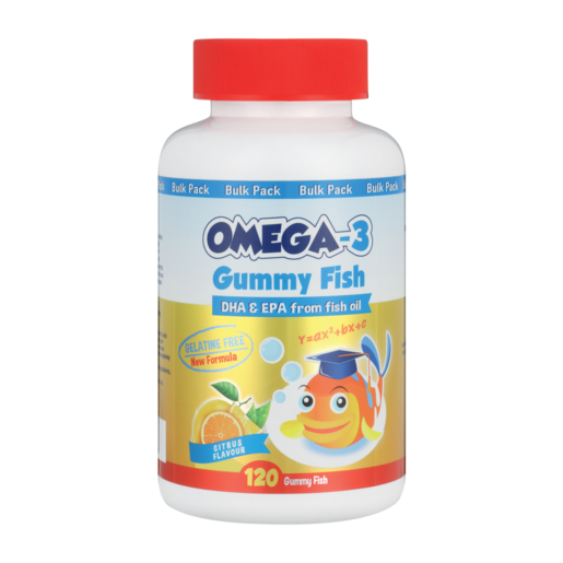 Star Kids Citrus Flavoured Omega-3 Gummy Fish 120 Pack