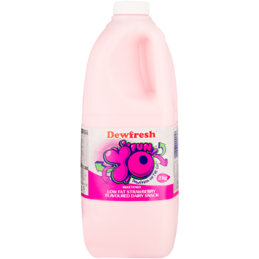 Dewfresh FunYo Strawberry Flavoured Low-Fat Dairy Snack 2kg