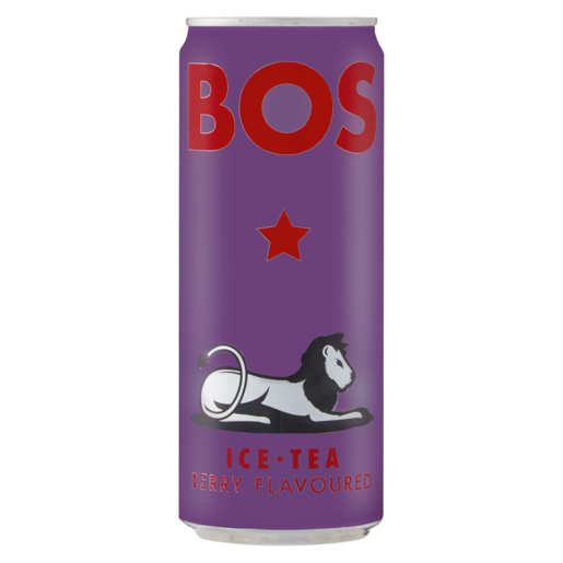 BOS Berry Flavoured Ice Tea Can 300ml