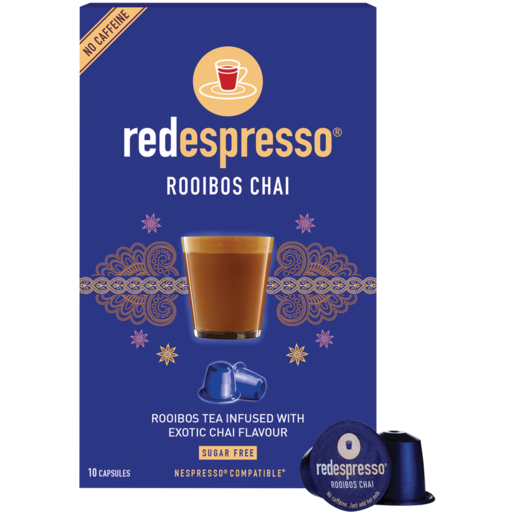Red Espresso Rooibos Chai Tea Capsules 10 Pack