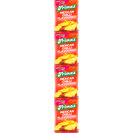 Frimax Mexican Chilli Flavoured Potato Chips 4 x 30g