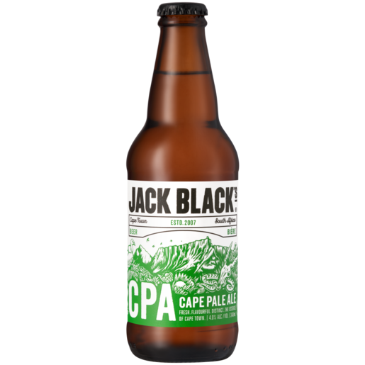 Jack Black's Cape Pale Ale Beer Bottles 340ml