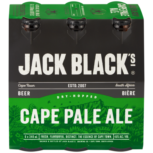 Jack Black's Cape Pale Ale Bottles 6 x 340ml