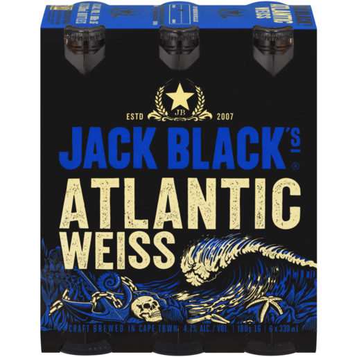 Jack Black's Atlantic Weiss Beer Bottle 6 x 330ml
