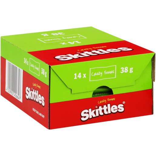 Skittles Crazy Sours Candies 14 x 38g