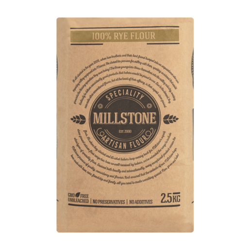 Millstone 100% Rye Flour 2.5kg
