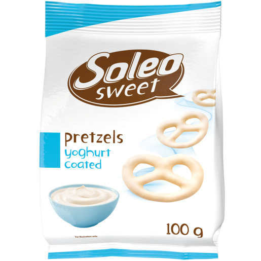Soleo Sweet Yoghurt Covered Pretzels 100g