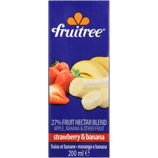 Fruitree Strawberry & Banana Fruit Juice 200ml