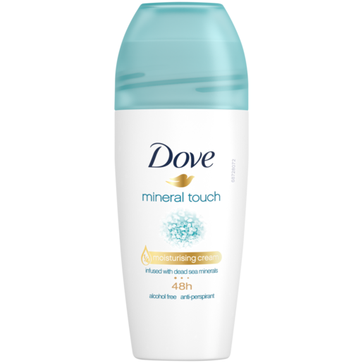 Dove Mineral Touch Ladies Antiperspirant Roll-On 50ml