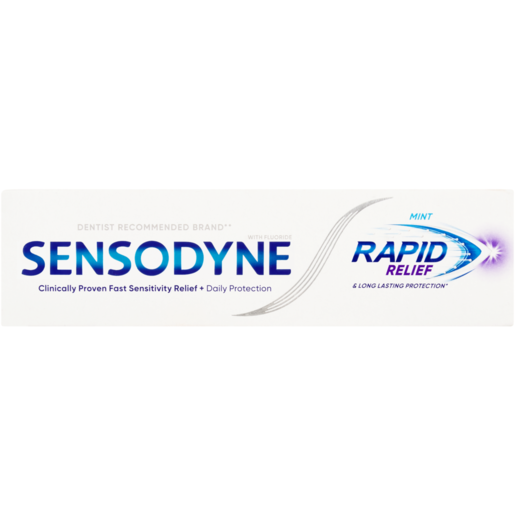 Sensodyne Rapid Relief Fluoride Toothpaste 75ml 