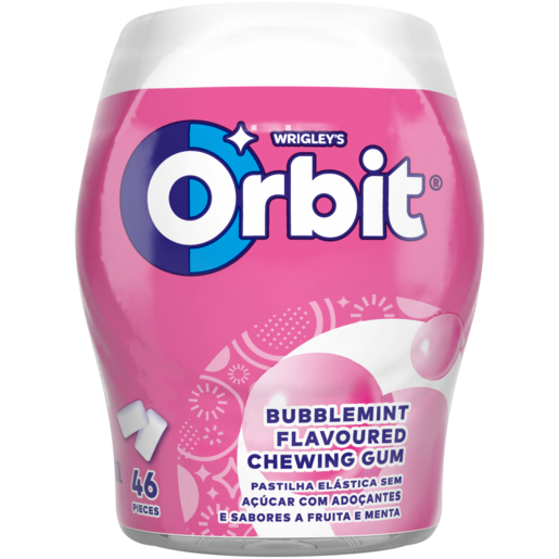 Orbit Sugar Free Bubblemint Flavoured Chewing Gum 46 Pack