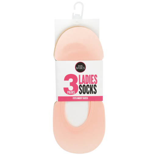 Bare Basics Ladies Socks 3 Pack
