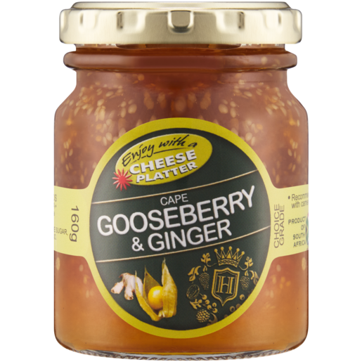 Hillcrest Berry Orchards Gooseberry & Ginger Jam Jar 160g