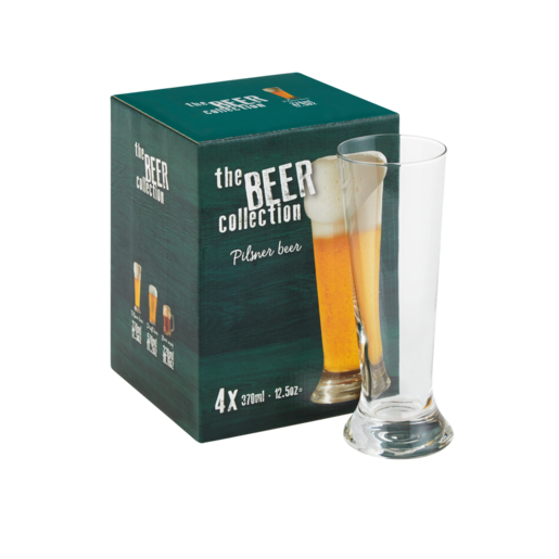 The Beer Collection Pilsner Beer Glasses 4 x 570ml