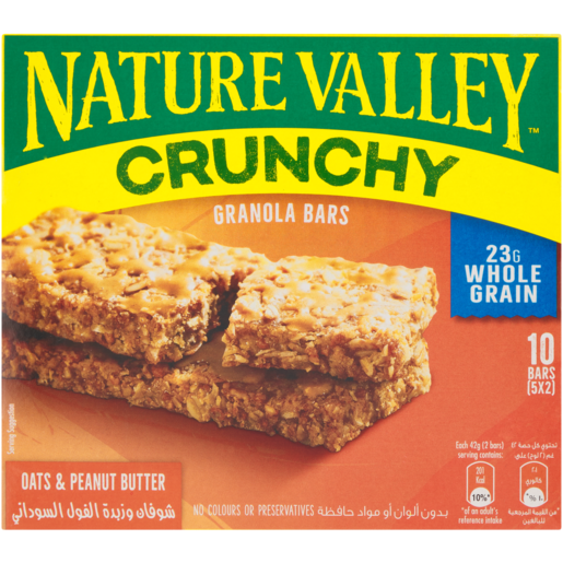 Nature Valley Crunchy Oats & Peanut Butter Granola Bars 5 Pack
