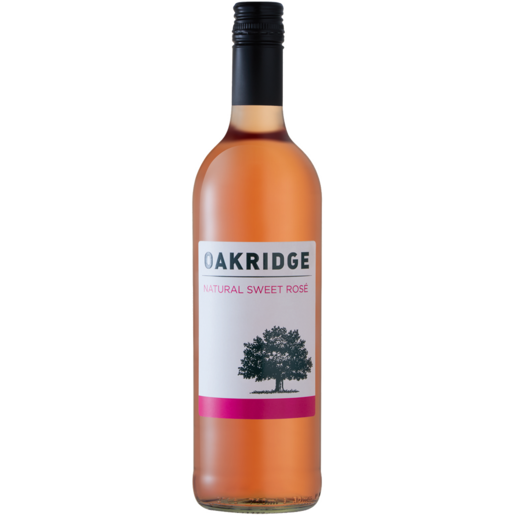 Oakridge Natural Sweet Rosé Wine Bottle 750ml