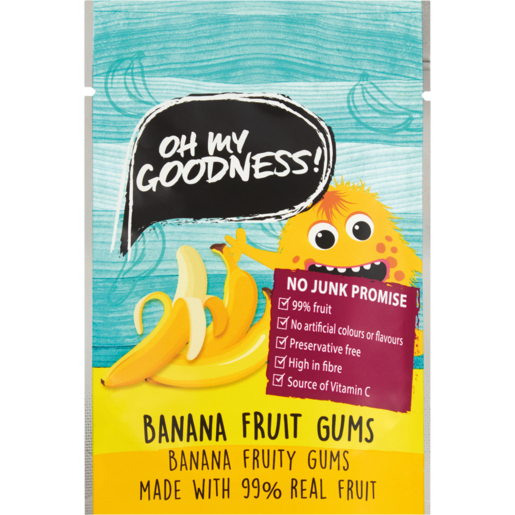 Oh My Goodness! Banana Fruit Gums 30g