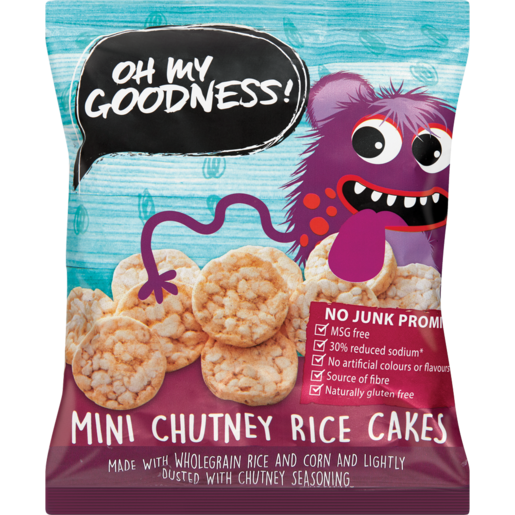 Oh My Goodness! Mini Chutney Rice Cakes 30g