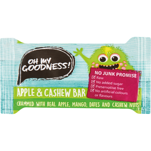 Oh My Goodness! Apple & Cashew Snack Bar 20g