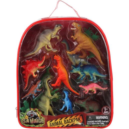 Boley Savage Animal Backpack Playset 20 Piece