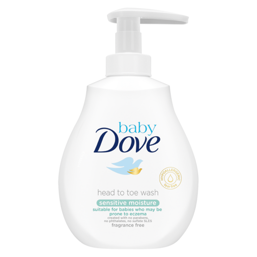 Baby Dove Sensitive Moisture Head To Toe Wash 200ml