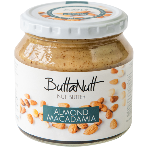 Buttanut Almond Macadamia Nut Butter Jar 250g