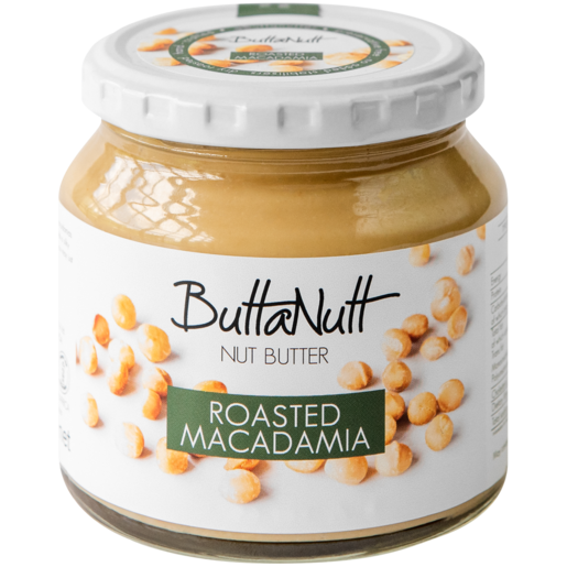 ButtaNutt Roasted Macadamia Nut Butter Jar 250g