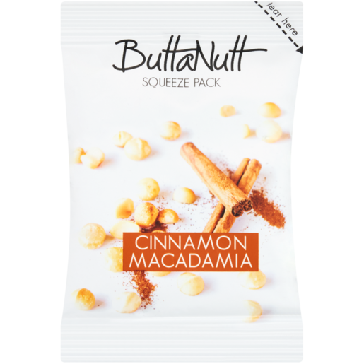 ButtaNutt Cinnamon Macadamia Nut Butter Spread Sachet 32g