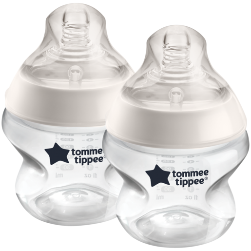 Tommee Tippee BPA Free Bottle 0+ Months 2 x 150ml (Type May Vary)