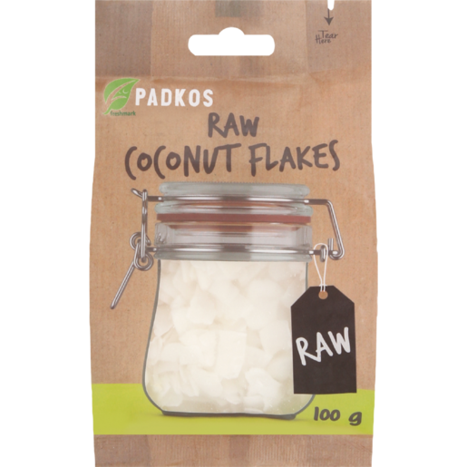 Padkos Raw Coconut Flakes 100g