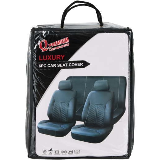 Q Premium Luxury Car Seat Covers 6 Pieces